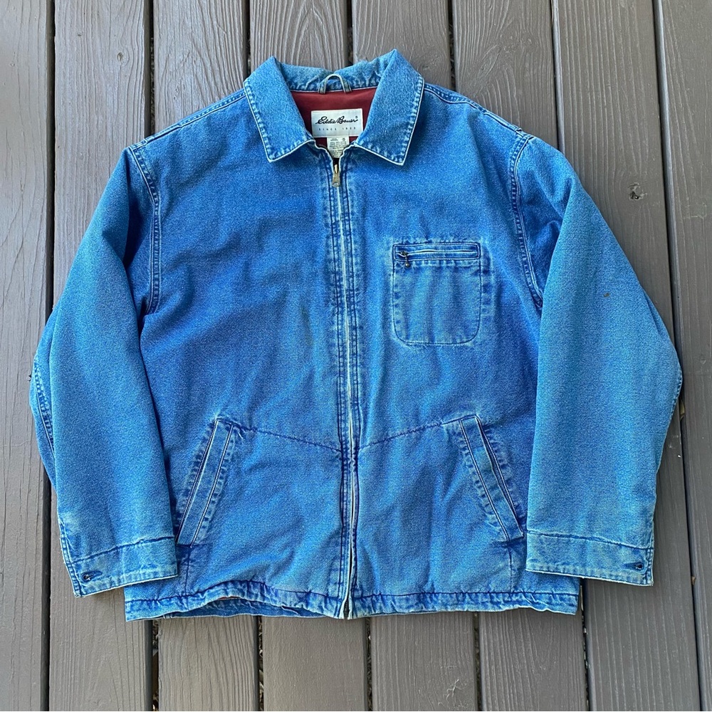 Eddie Bauer Blue Denim Jacket